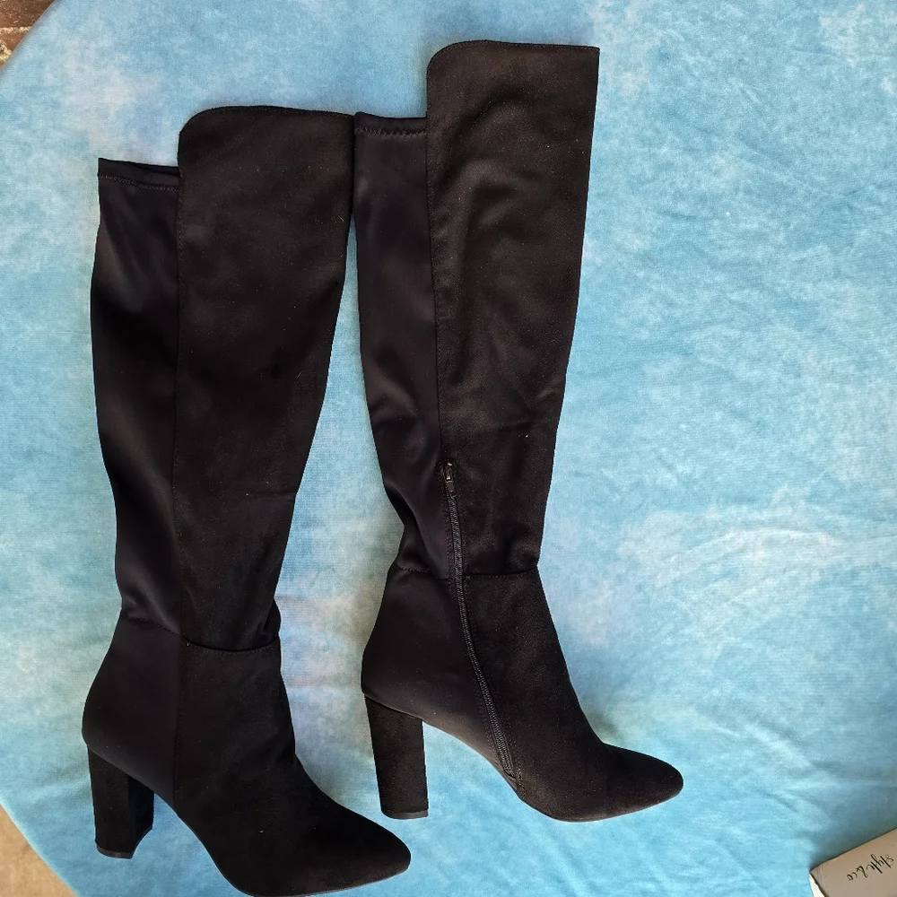 Zigi Soho Over The Knee Boots Black Sz 10M